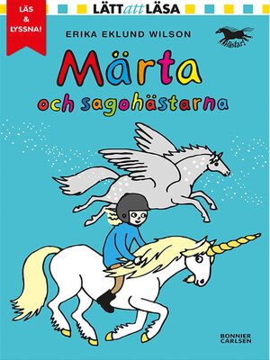 cover image of Märta och sagohästarna (e-bok + ljud)